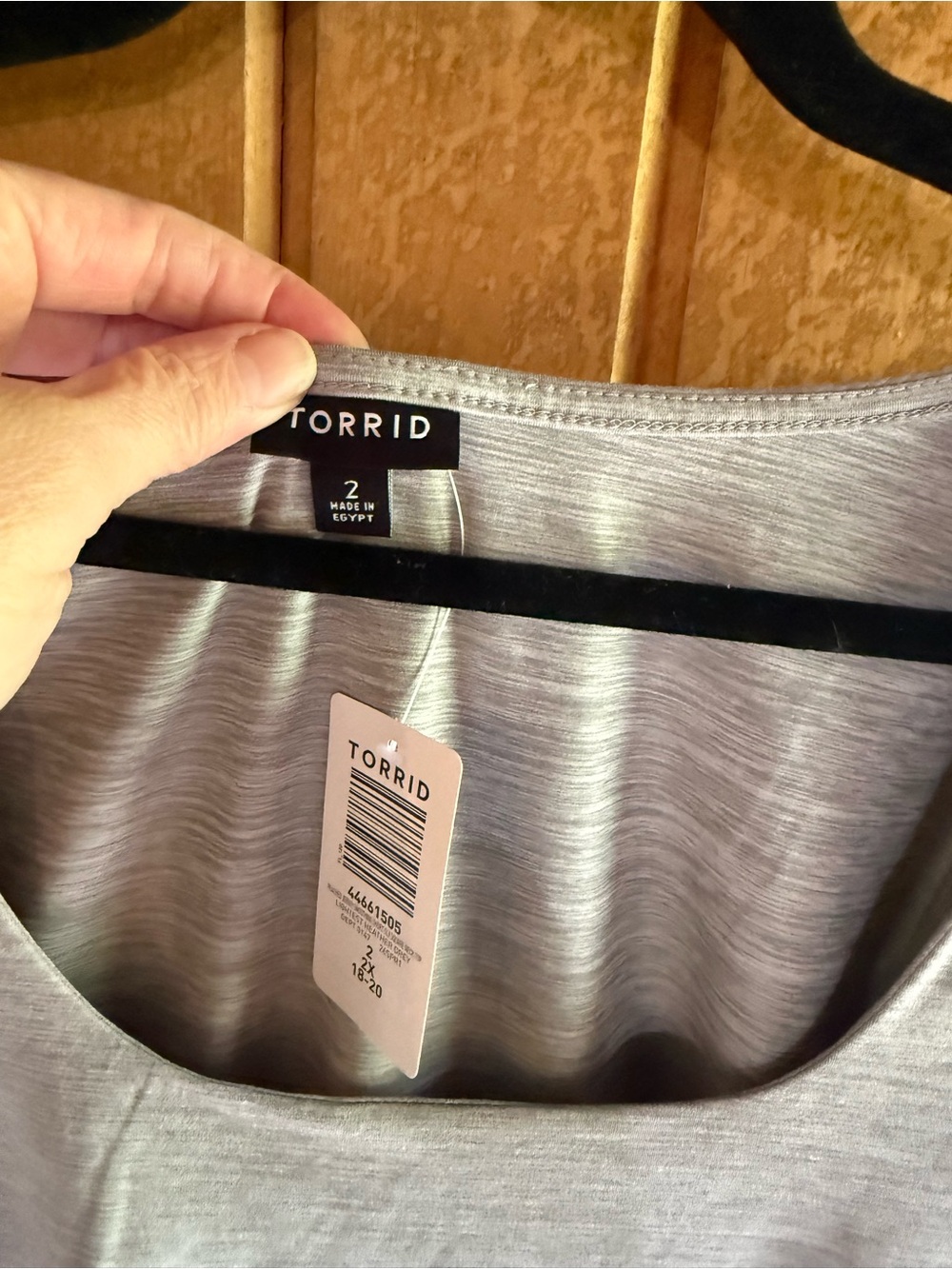 Torrid Scoop Neck Shaping Tee 2 - Picture 5 of 10
